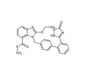 1-(2'-(2,5-дихидро-5-оксо-1,2,4-оксадиазол-3-ил)(1,1'-бифенил)-4-ил)метил) -2-етокси-1h-бензимидазол-7-карбоксилна киселина Метил Естер CAS 147403-52-9