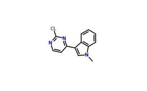 3-(2-хлорпиринмидин-4-ил)-1-метилиндол CAS 1032452-86-0