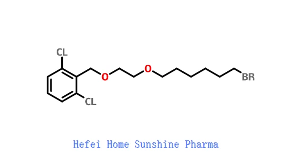 Бензен, 2-[[2-[(6-бромохексил) окси] етокси] метил] -1,3-дихлор CAS 503070-57-3
