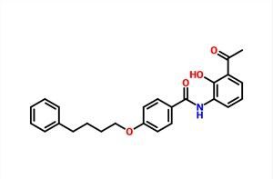 3 "-АЦЕТИЛ-2"-ХИДРОКСИ-4- (4-ФЕНИЛБУТОКСИ) БЕНЗАНИЛИД CAS 136450-06-1