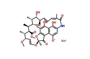 Натриева сол на рифамицин CAS 14897-39-3