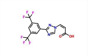 (Z)-3-(3-(3,5-бис(трифлуоро метил)фенил)-1H-1,2,4-триазол-1-ил)акрилна киселина CAS 138842-44-1